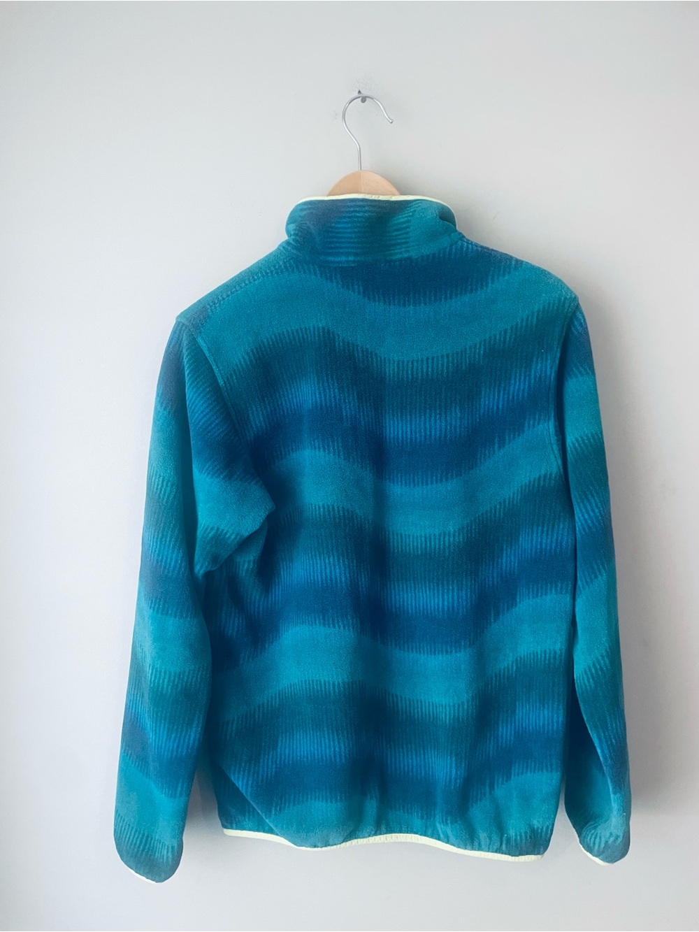 Patagonia Teal Dark Borealis Fleece Synchilla - Picture 5 of 8